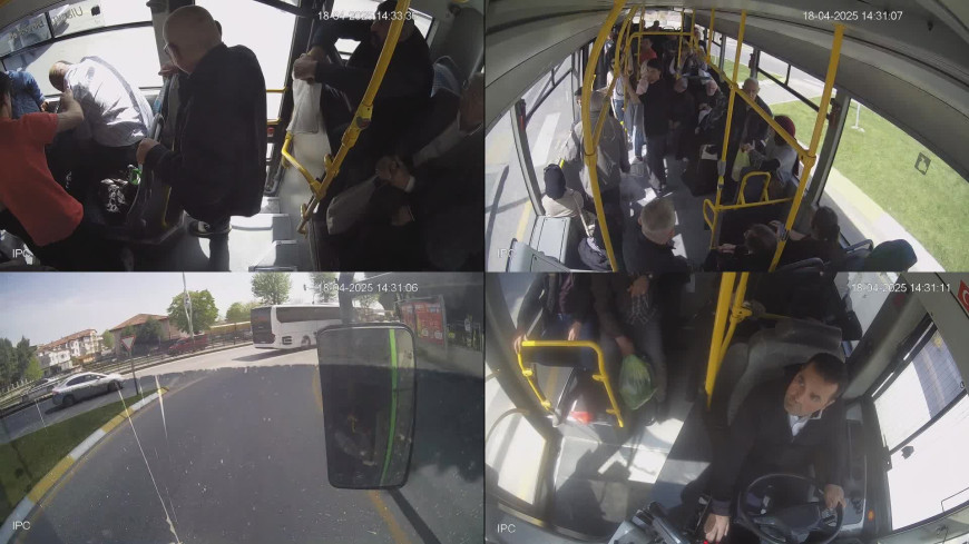 Sakarya'da otobüste rahatsızlanan yolcu hastaneye yetiştirildi