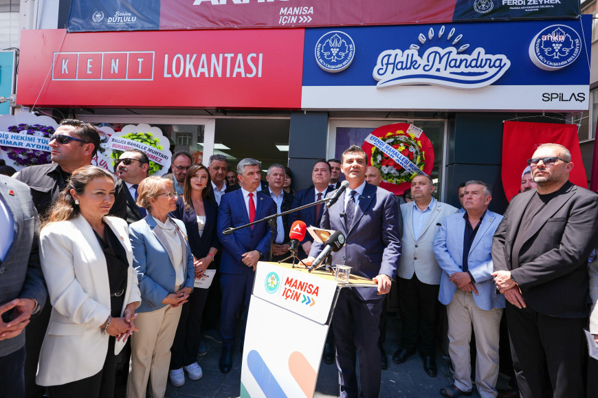 Manisa Büyükşehir Belediyesi, Akhisar'da Kent Lokantası ve Halk Mandıra’yı hizmete açtı