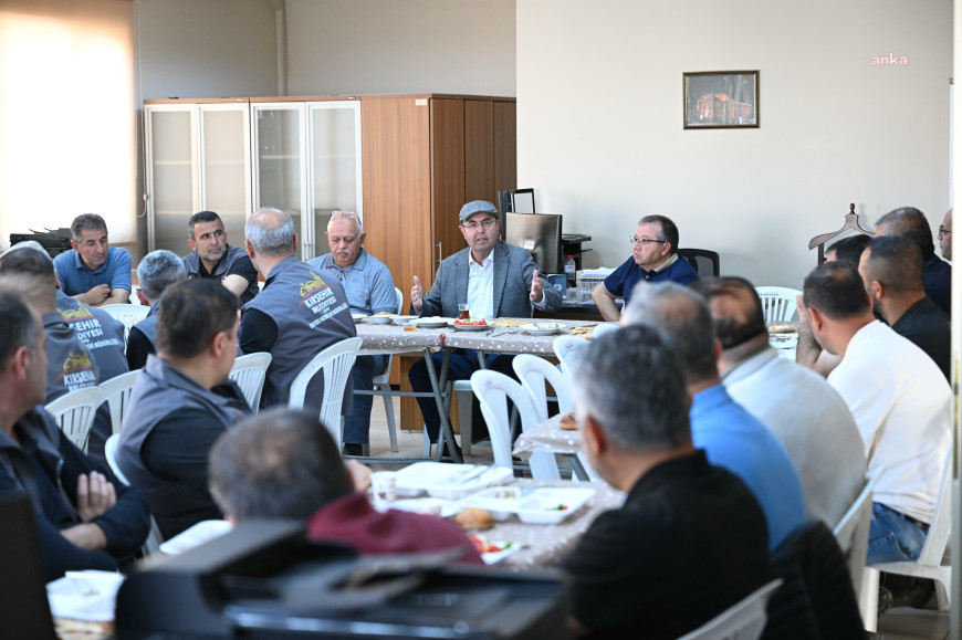 Kırşehir Belediye Başkanı Ekicioğlu, Destek Hizmetleri Müdürlüğü personeli ile bir araya geldi