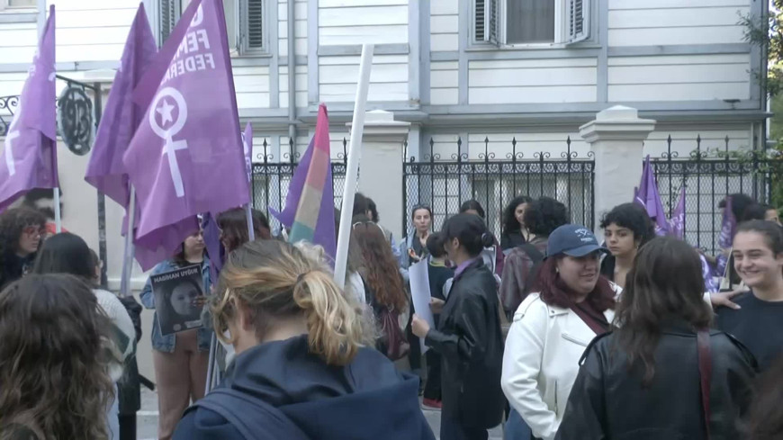 Kadınlar, Nagehan Uyğur için Kadıköy’de buluştu