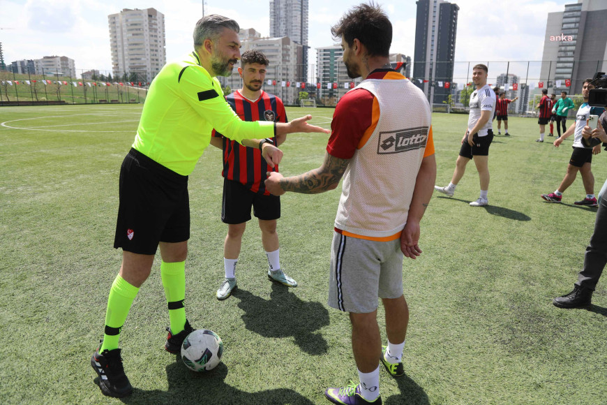 Çankaya'da 19 Mayıs coşkusu "Futbol Turnuvası" ile başladı