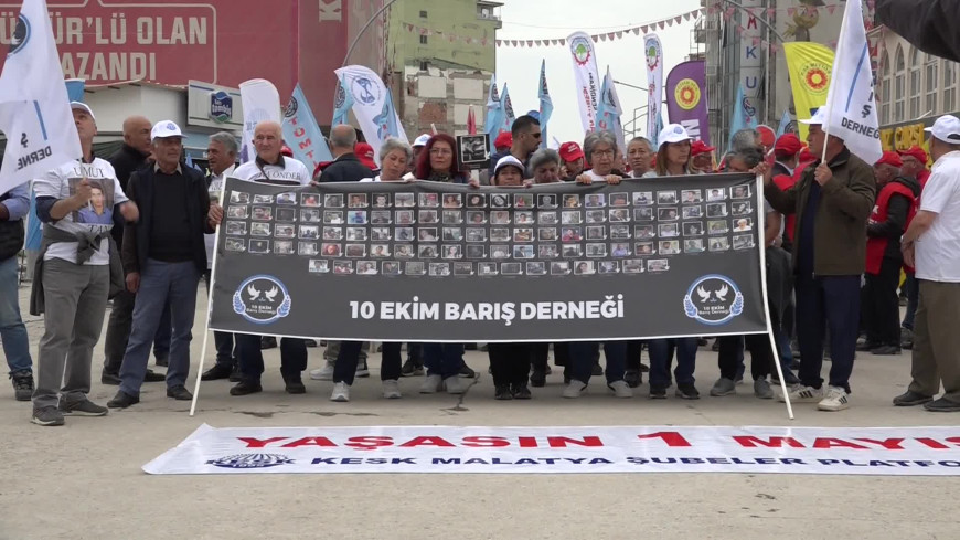 Malatya’da 1 Mayıs Emek ve Dayanışma Günü kutlamaları