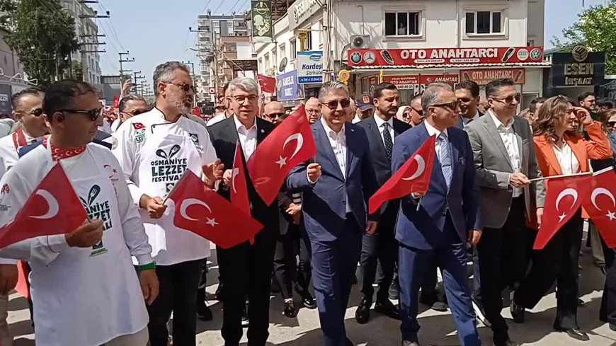 Gastronomi tutkunlarını bir araya getiren Osmaniye Lezzet Festivali başladı