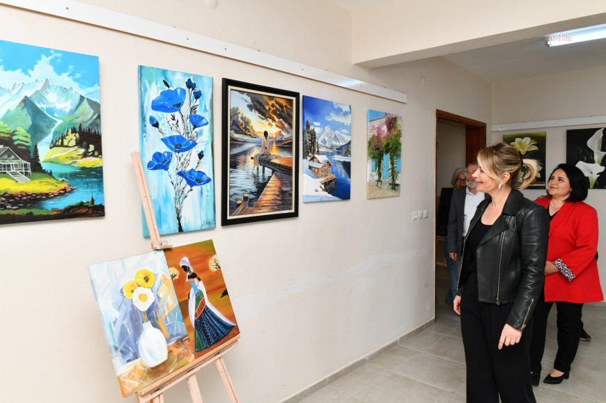 Çİğli Belediyesi Kaklıç Sanat Akademisi’nde yıl sonu sergisi 