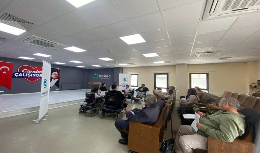 Tekirdağ Büyükşehir Belediyesi’nden özel gereksinimli bireyler için grup etkinliği