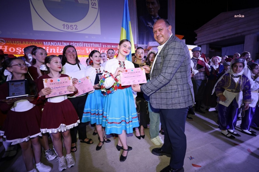 Menderes Mandalina Çiçeği Festivali sona erdi 