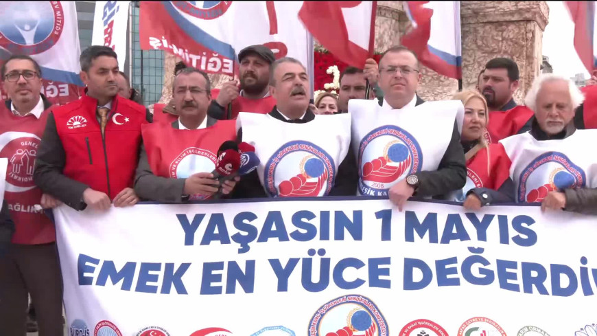 Birleşik Kamu-İş Konfederasyonu, Taksim Meydanı’nda... Genel Başkan Yıldırım: "Cumhuriyetimize, emeğimize ve vatanımıza sahip çıkmaya devam edeceğiz"