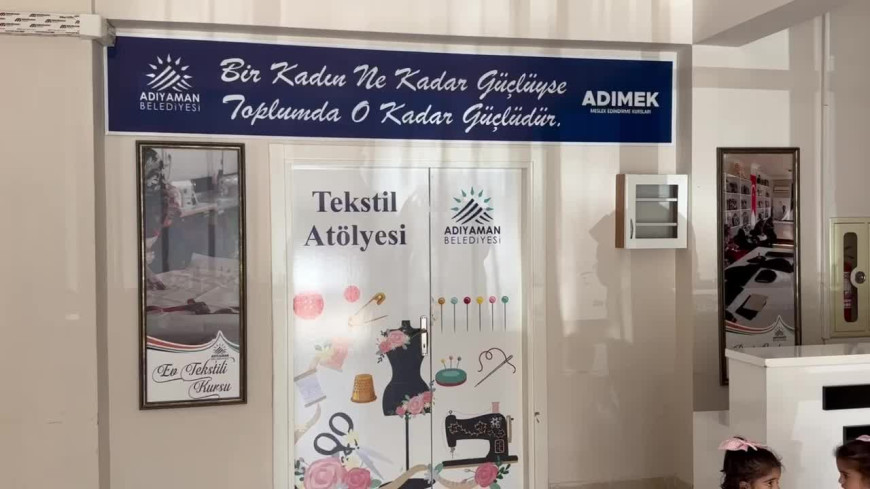 Adıyaman Belediyesi, “Altın İğne” projesi ile kadın istihdamına destek veriyor
