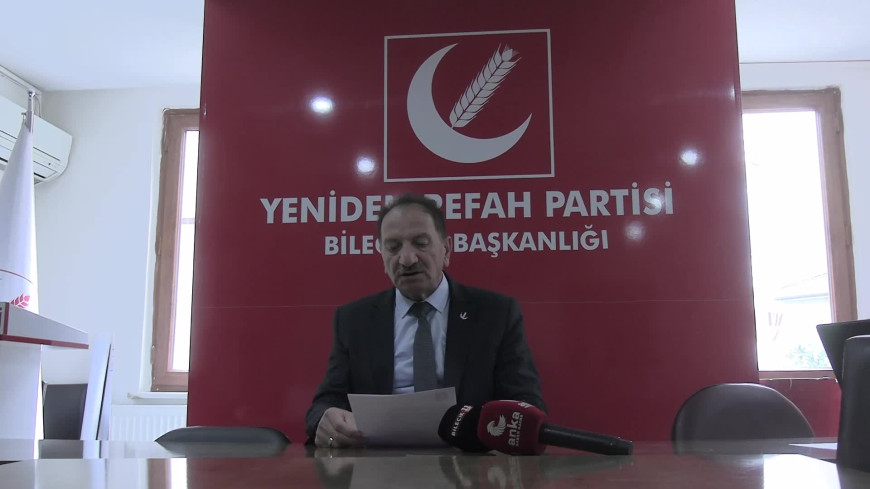 Yeniden Refah Bilecik İl Başkanı Arslanboğa: "Siz bu millete hizmet etmek için mi iktidar oldunuz yoksa bu milletin cebindeki son kuruşu almak için mi?"