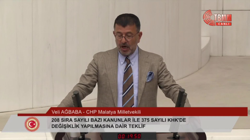 TBMM Genel Kurulu... Veli Ağbaba'dan AK Parti'ye süreç tepkisi: PKK'yla barış yaparken CHP'ye savaş açtınız