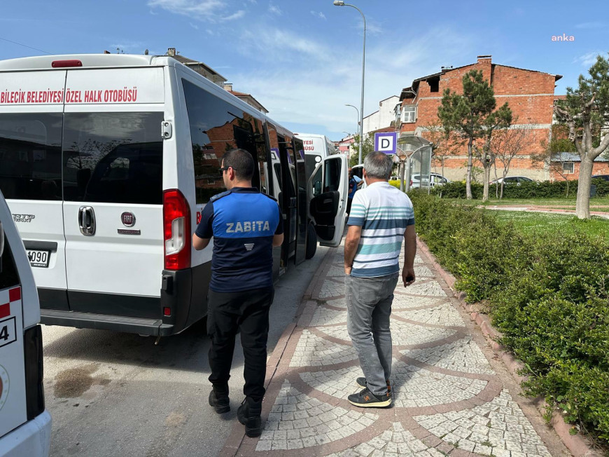Bilecik Belediyesi'nden halk otobüslerinde denetim