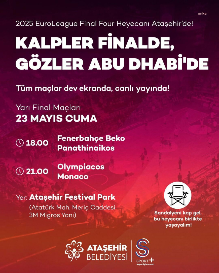 2025 Euroleague Final Four heyecanı Ataşehir’de