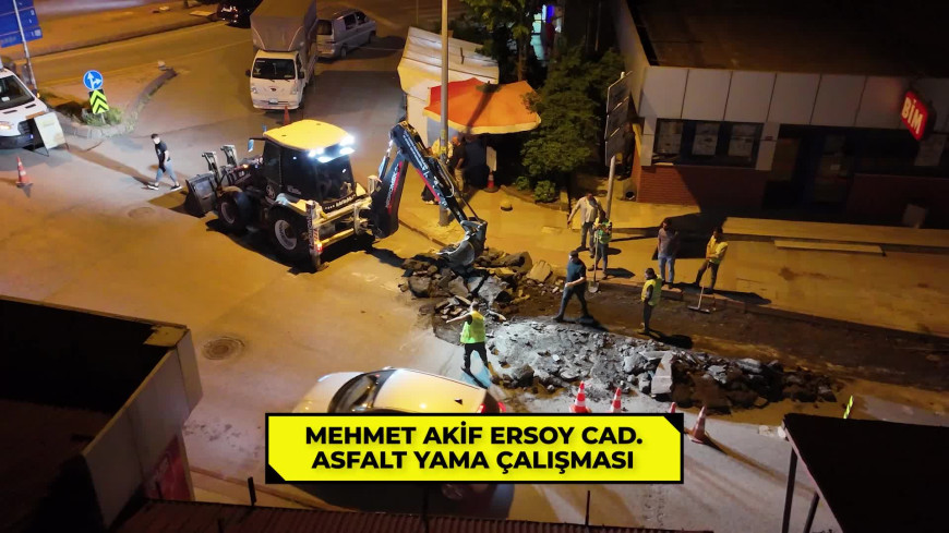 Beykoz’da 3 bin ton asfalt serimi gerçekleştirildi 