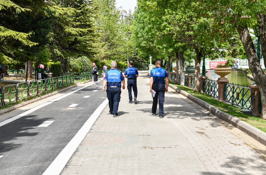 Tepebaşı Belediyesi Zabıta Müdürlüğü'nden "Tertemiz Eskişehir" denetimi