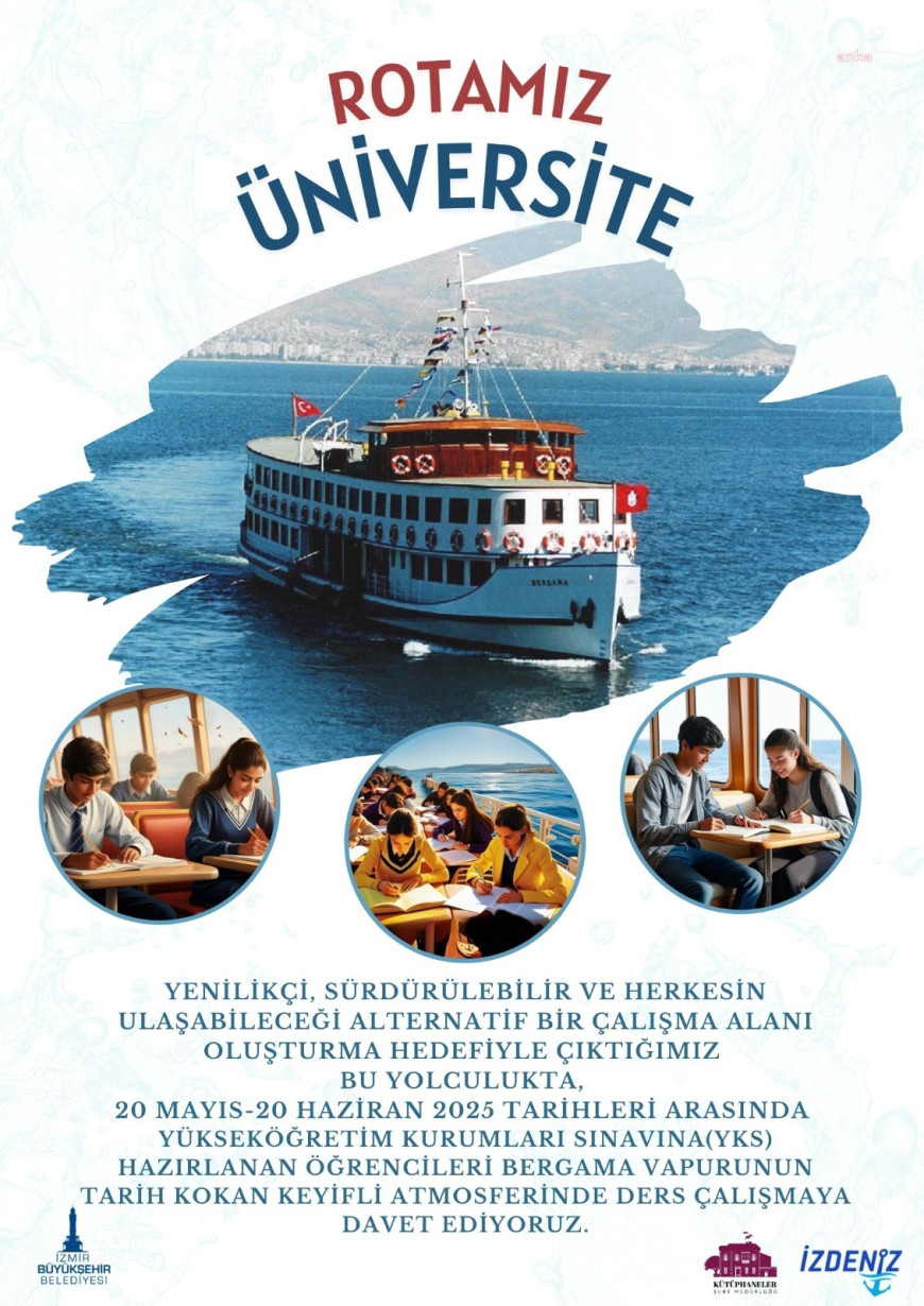 İzmir Büyükşehir Belediyesi, "Rotamız Üniversite" projesini hayata geçiriyor