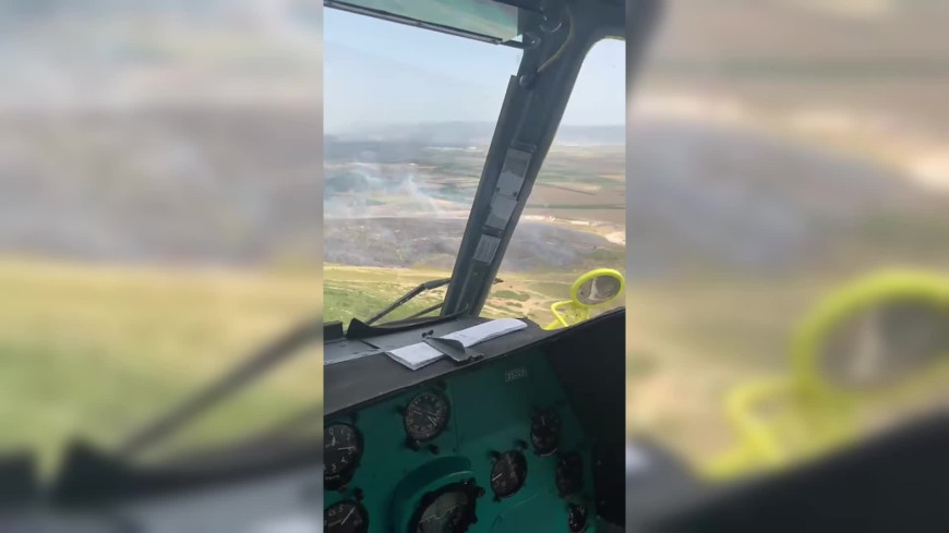 Foça'da çıkan orman yangınını söndürme çalışmaları sürüyor
