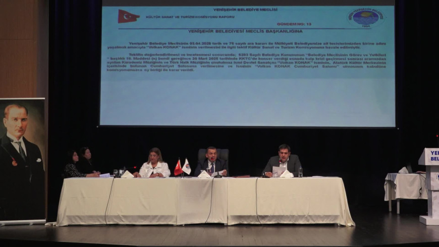 Volkan Konak’ın ismi, Yenişehir’deki kültür merkezinde yaşayacak