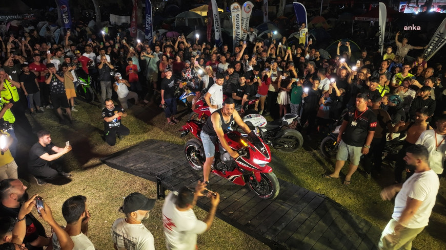 Yumurtalık’ta iki gün süren Motosiklet Festivali’nde binlerce kişi bir araya geldi