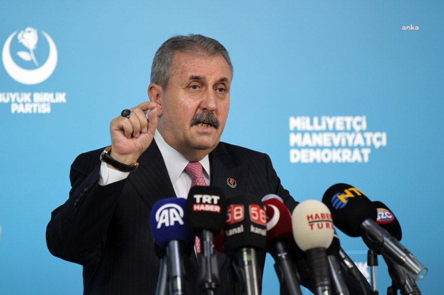 BBP Genel Başkanı Destici'den 19 Mayıs mesajı: "Milletimizin birlikte var olma iradesine düşman herkes mağlup olmaya mahkumdur"