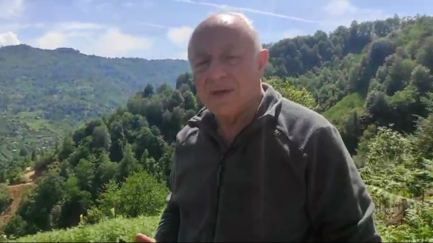 Arhavili emekli öğretmen Ersel Erdoğan: "Mahkeme süreci devam ederken Orman yetkilileri tapulu arazimde ektiğim çay bahçesini tahrip etti"