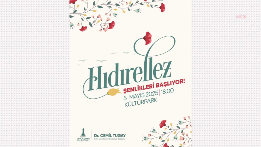 Hıdırellez ateşi Kültürpark’ta yakılacak