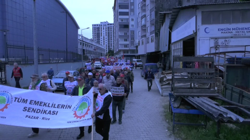 Rize'de 1 Mayıs coşkuyla kutlandı