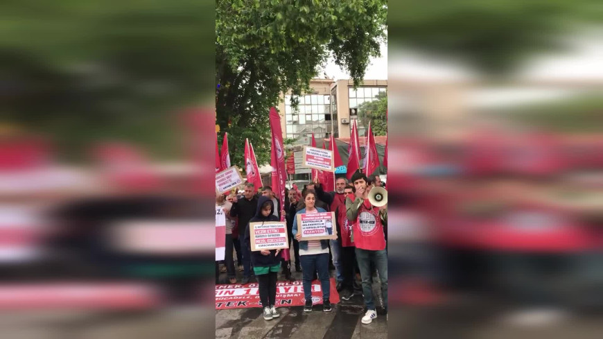 Ev hapsi nedeniyle 1 Mayıs kutlamalarına katılamayan BİRTEK-SEN Genel Başkanı Türkmen: Annemi de meydanlara düşürdünüz ya, artık siz düşünün