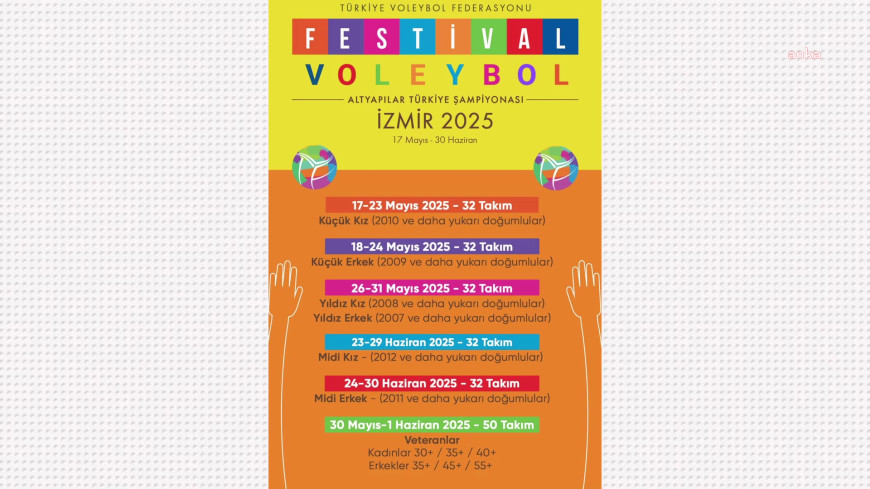 Festival Voleybol heyecanının adresi Fuar İzmir olacak