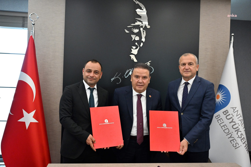Antalya Büyükşehir Belediyesi ile Çevre Mühendisleri Odası'ndan iş birliği protokolü