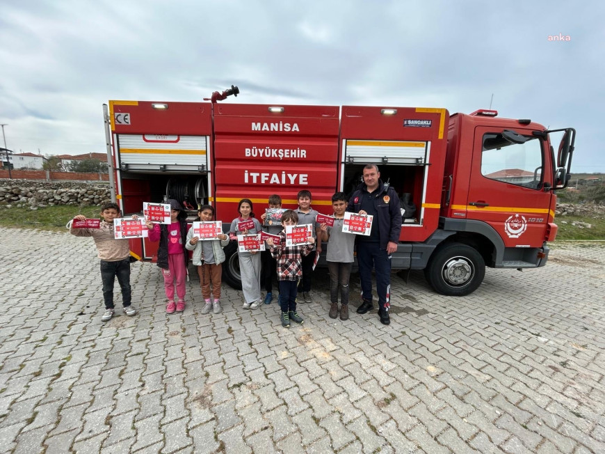 Manisa Büyükşehir Belediyesinden öğrencilere yangın eğitimi