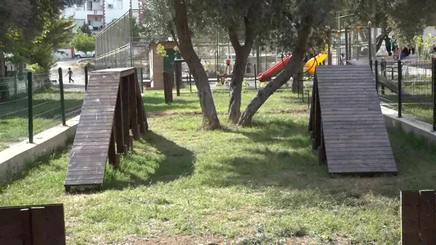 Yenişehir Belediyesi'nden patili dostlara özel gezinti parkı 