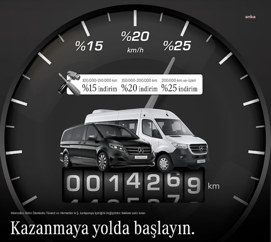 Mercedes-Benz’den “Gittikçe Kazan” ile hafif ticari araçlara indirimli servis fırsatı