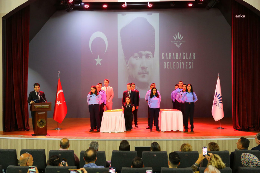 Karabağlar Belediyesi’nde aday memurlar yemin etti
