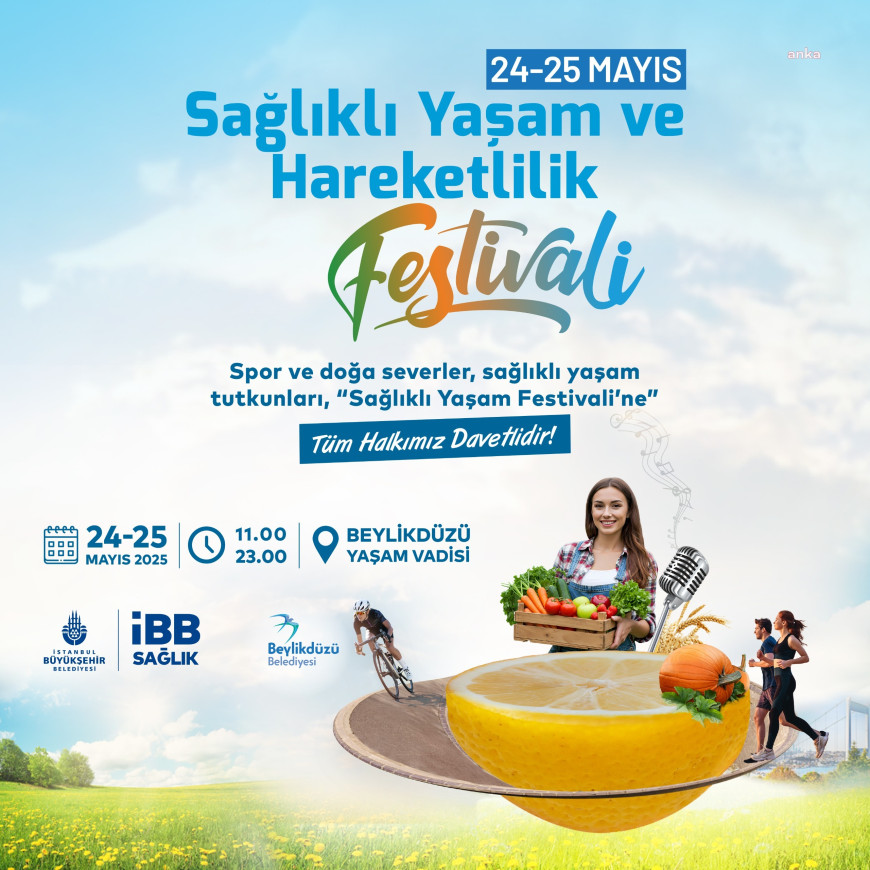İstanbul'da sağlıklı yaşam ve hareketlilik festivali başlıyor