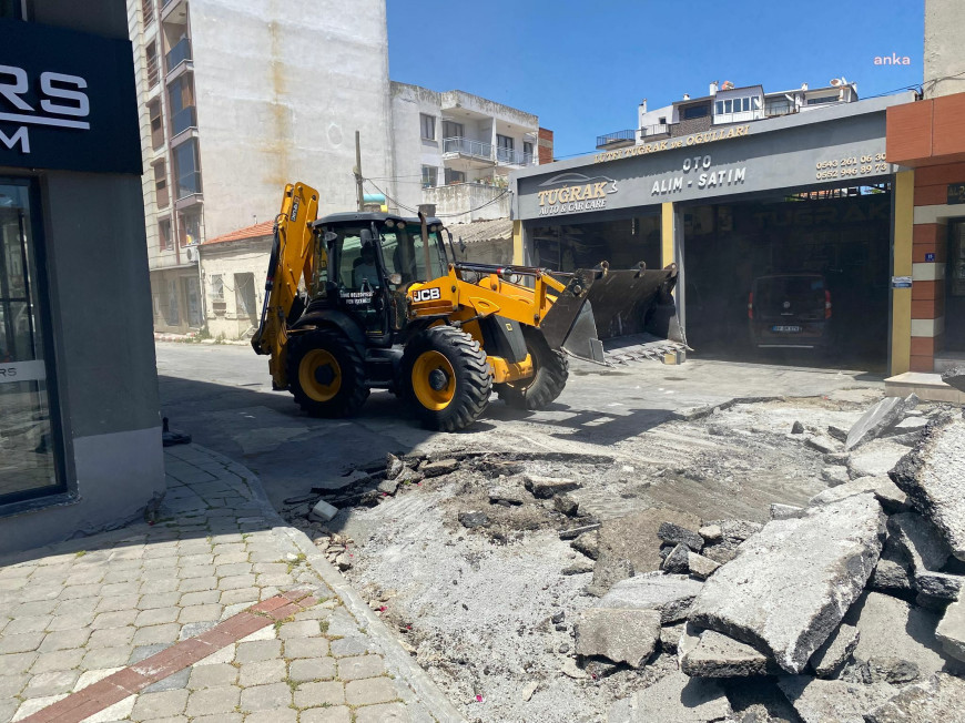 Söke Belediyesi, yol yenileme çalışmalarını sürdürüyor