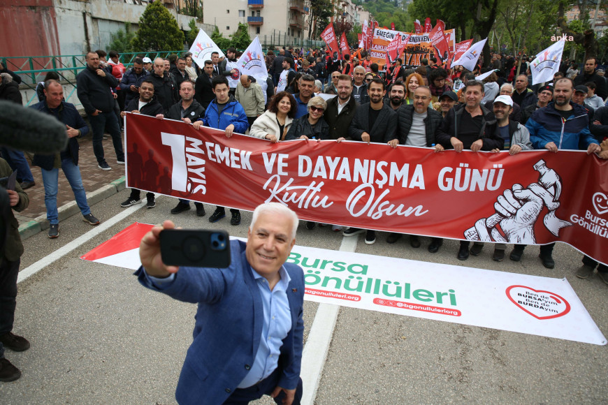 Bursa’da 1 Mayıs coşkusu