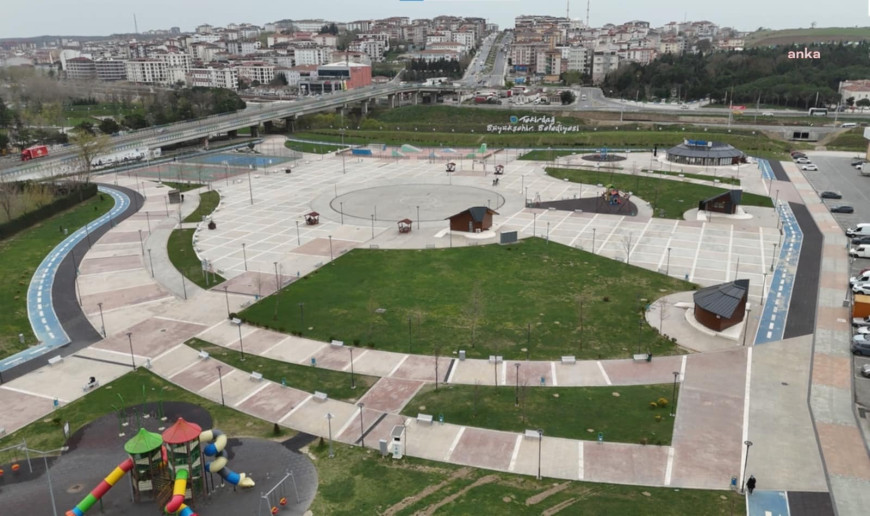Tekirdağ Büyükşehir Belediyesi'nden Çerkezköy Kent Park'ta yenileme ve peyzaj çalışması