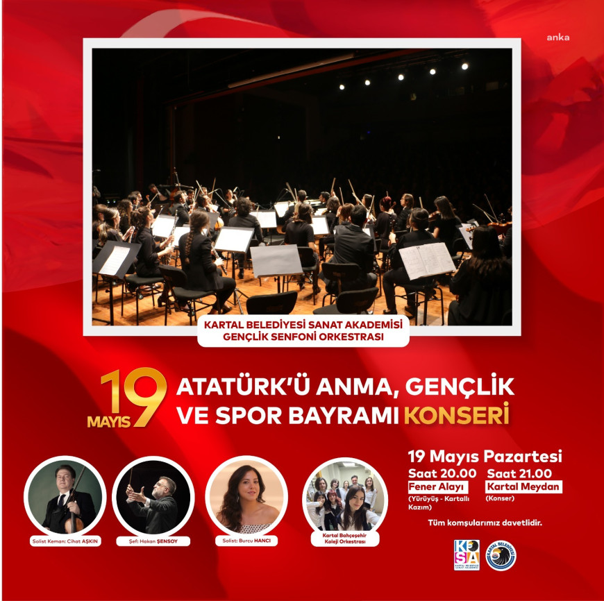 Kartal Belediyesi’nden 19 Mayıs kutlaması: Spor ve sanat bir arada