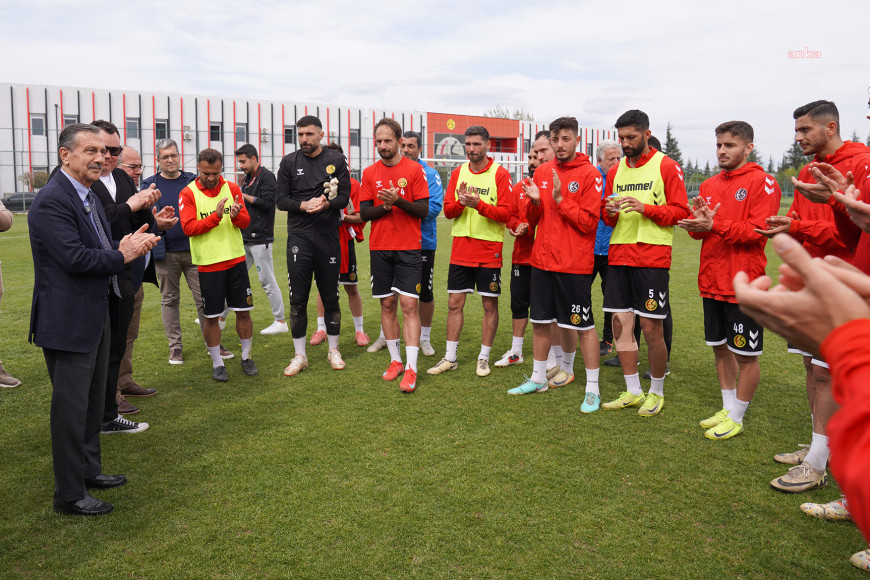 Tepebaşı Belediye Başkanı Ataç, Eskişehirspor tesislerini ziyaret etti