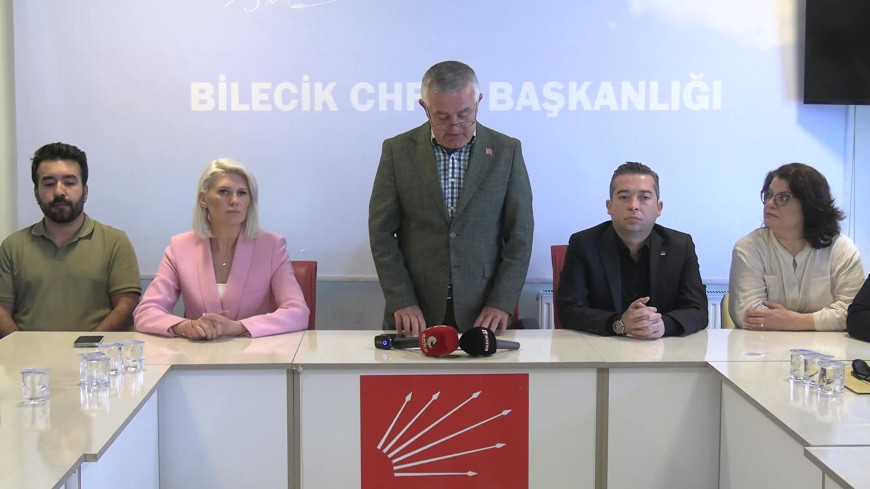 CHP Bilecik İl Başkanı Özdemir: "Bu yaşananlar uzun süredir işlenen bir siyasetin sonucudur"