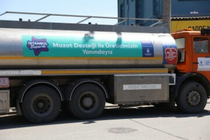 Silivri Belediyesi ile İstanbul Büyükşehir Belediyesi iş birliğinde çiftçilere mazot desteği sağlandı