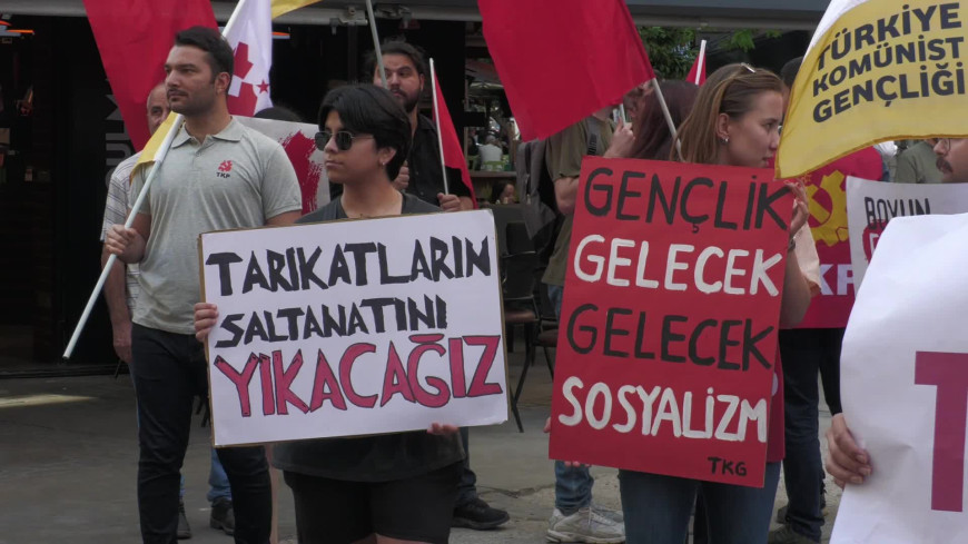 TKG, İzmir'de Deniz Gezmiş ve arkadaşlarını andı: Denizlerin düşlerini mutlaka gerçekleştireceğiz