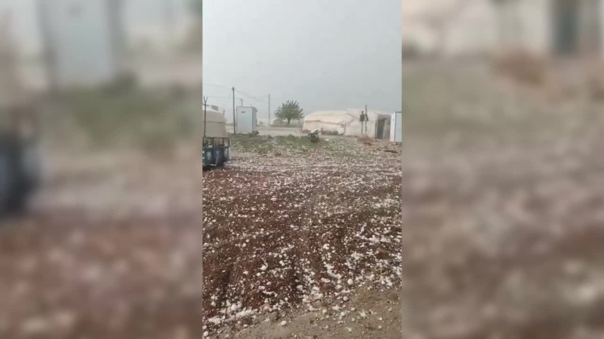 Dolu yağışı tarım alanlarını vurdu