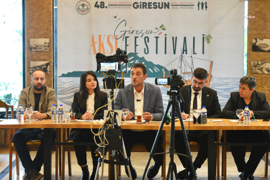 Giresun Belediye Başkanı Köse, "Uluslararası Giresun Aksu Festivali" öncesi basın toplantısı düzenledi