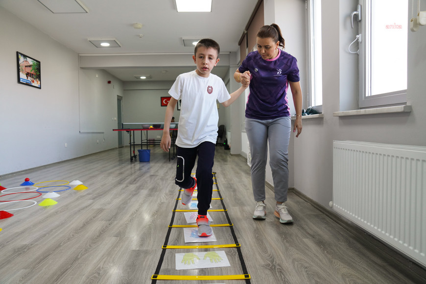 Tepebaşı’nda özel bireylere hareket eğitimi