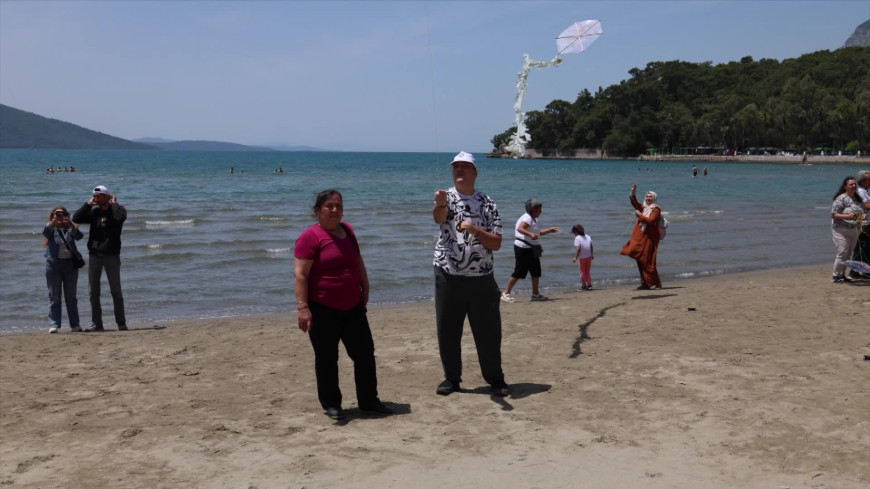 Muğla'da engelsiz uçurtmalar gökyüzüyle buluştu
