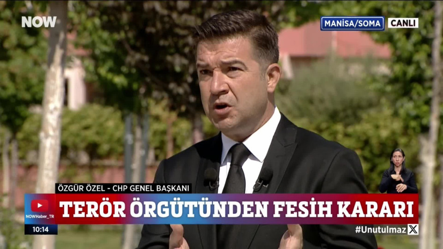 CHP Genel Başkanı Özel: "Hem barışın hem Türkiye'nin bölünmez bütünlüğünün, üniter devletin güvencesiyiz"
