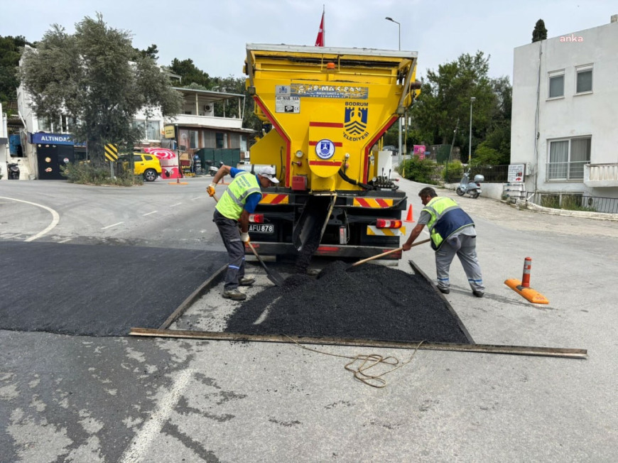 Bodrum Belediyesi, yol çalışmalarına hız verdi