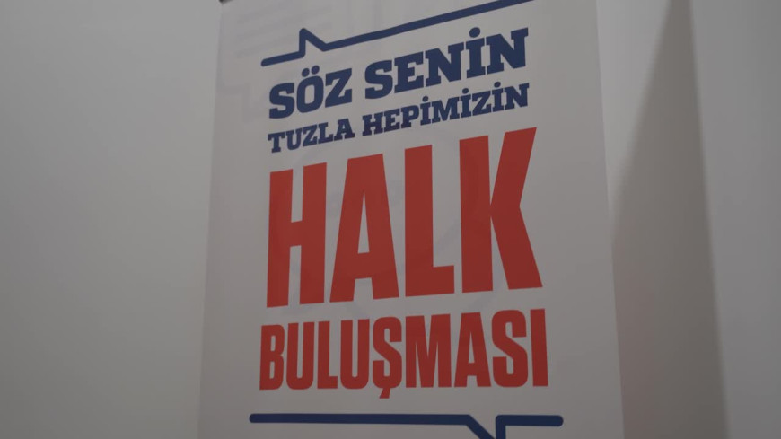 Tuzla Belediye Başkanı Bingöl, halk buluşmalarında komşularıyla bir araya gelmeyi sürdürüyor