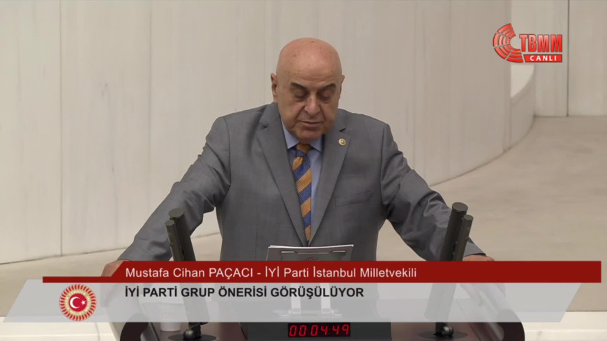 TBMM Genel Kurulu... İYİ Partili Paçacı: PKK'ya bizlerden sakladığınız neyi vermeyi taahhüt ettiniz ve neyi kabul ettiniz